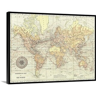 "World Map II" Canvas Wall Art - Bed Bath & Beyond - 30225512